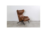 PK-1103-14 Amos Leather Accent Chair Open Road Brown