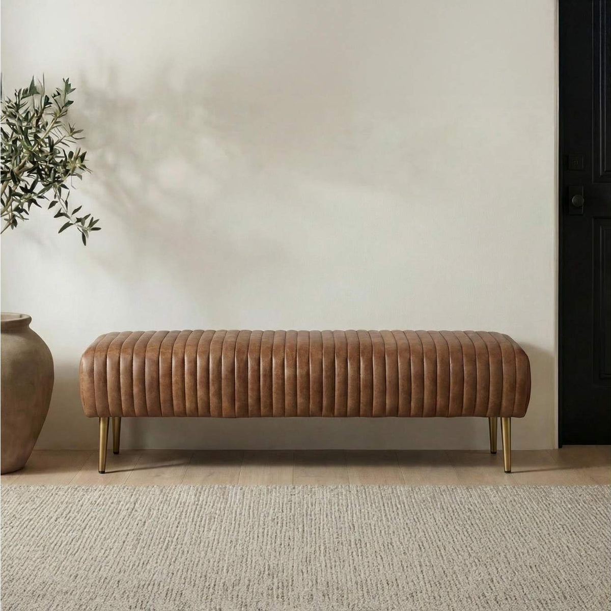 PK-1105-14 Endora Bench Open Road Brown