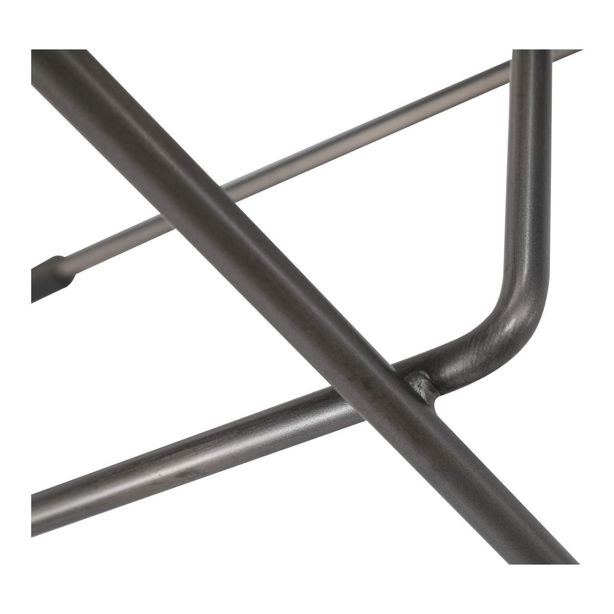 PK-1106-02 Starlet Counter Stool Onyx Black Leather - Set Of Two