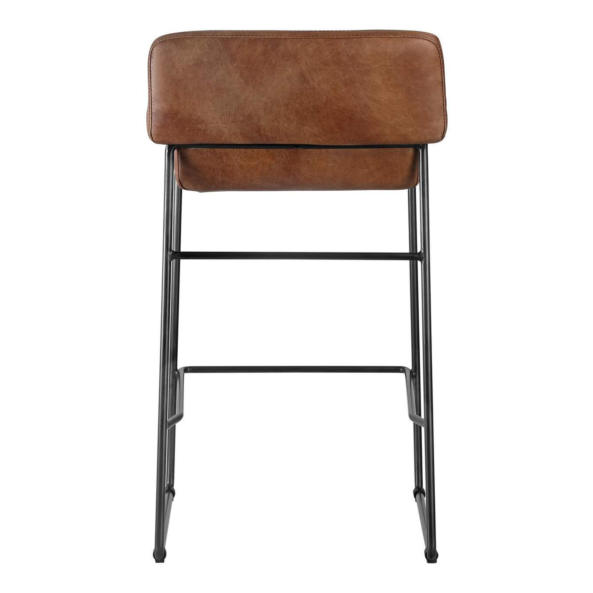 PK-1106-14 Starlet Counter Stool Open Road Brown Leather - Set Of Two