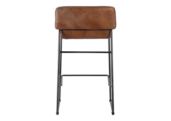 PK-1106-14 Starlet Counter Stool Open Road Brown Leather - Set Of Two