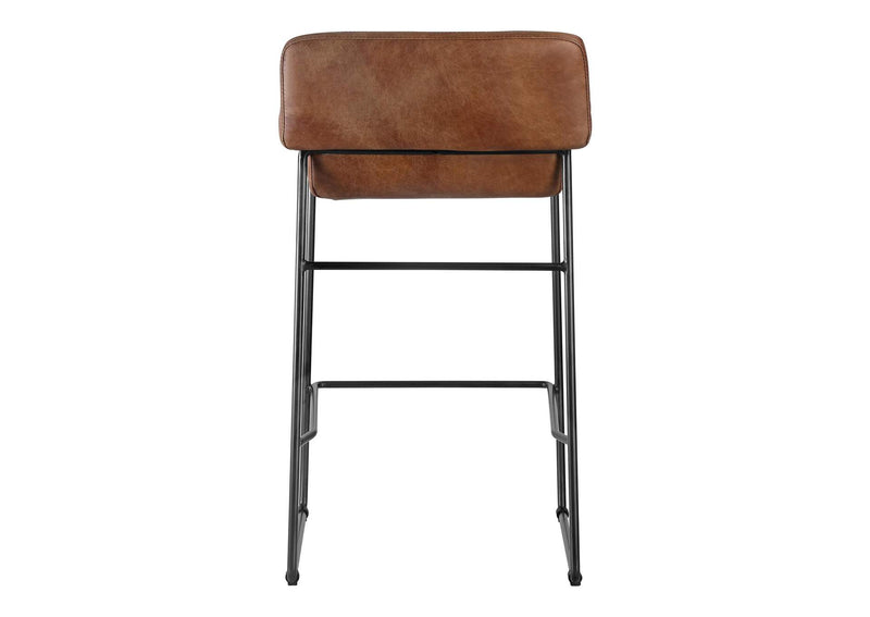 PK-1106-14 Starlet Counter Stool Open Road Brown Leather - Set Of Two