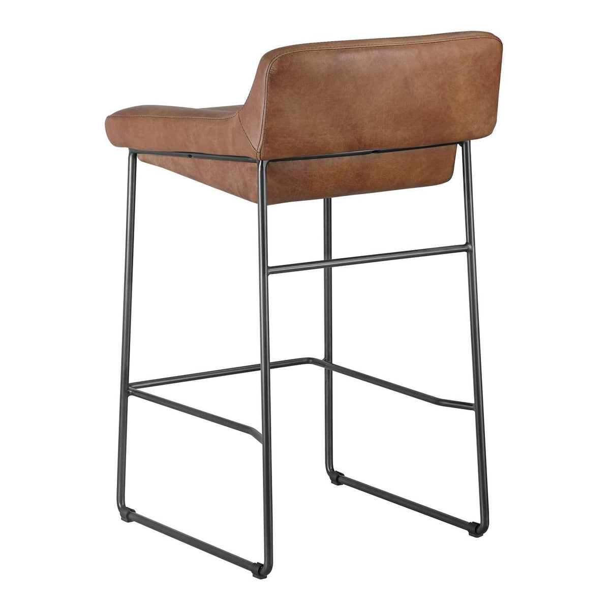 PK-1106-14 Starlet Counter Stool Open Road Brown Leather - Set Of Two