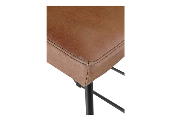 PK-1106-14 Starlet Counter Stool Open Road Brown Leather - Set Of Two