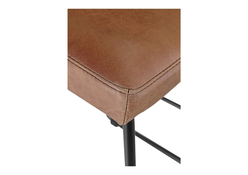 PK-1106-14 Starlet Counter Stool Open Road Brown Leather - Set Of Two