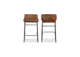 PK-1106-14 Starlet Counter Stool Open Road Brown Leather - Set Of Two