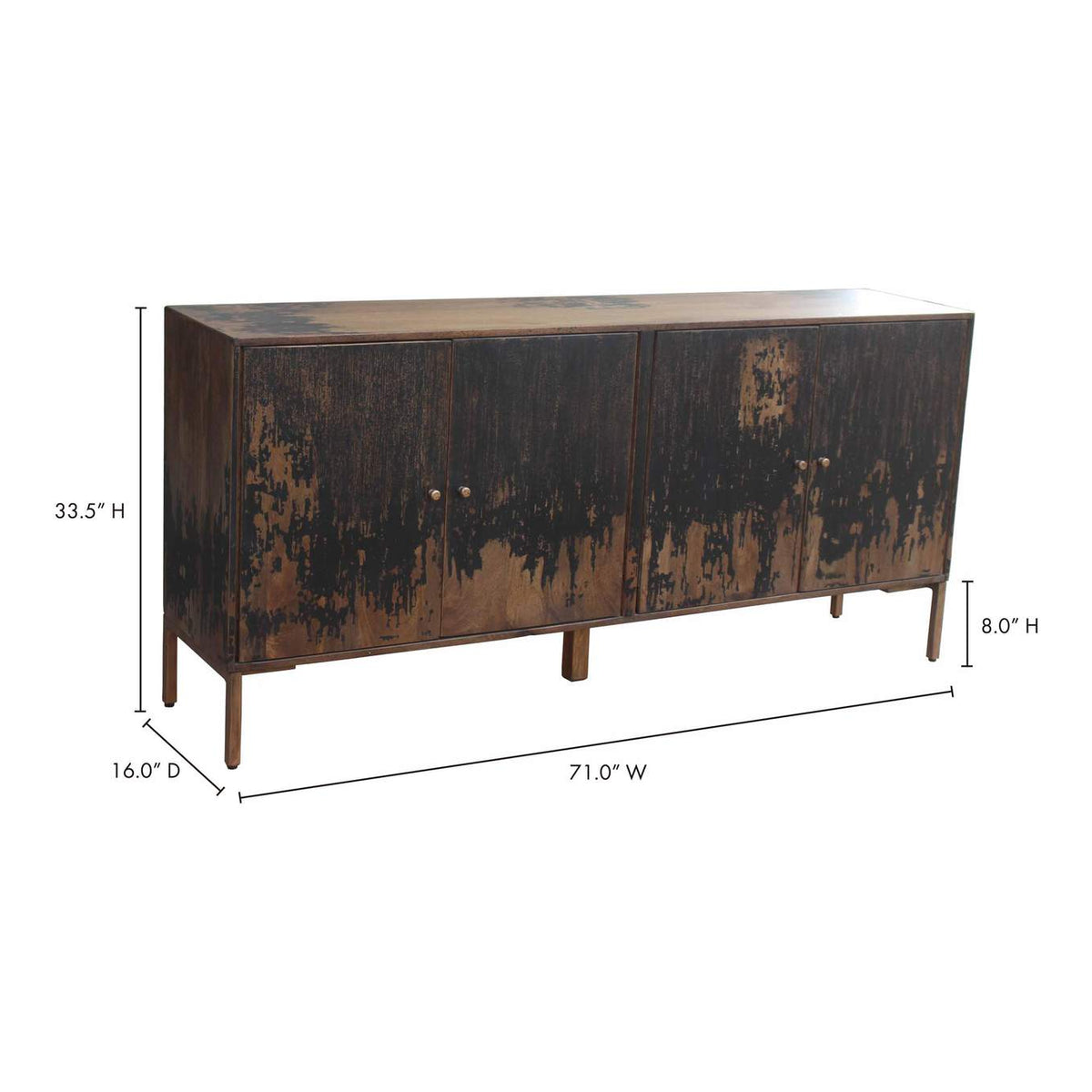 PP-1003-02 Artists Sideboard Large Black