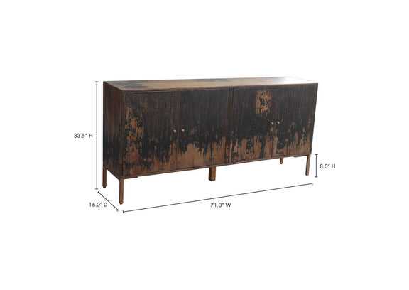 PP-1003-02 Artists Sideboard Large Black