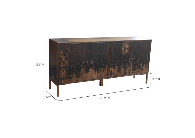 PP-1003-02 Artists Sideboard Large Black