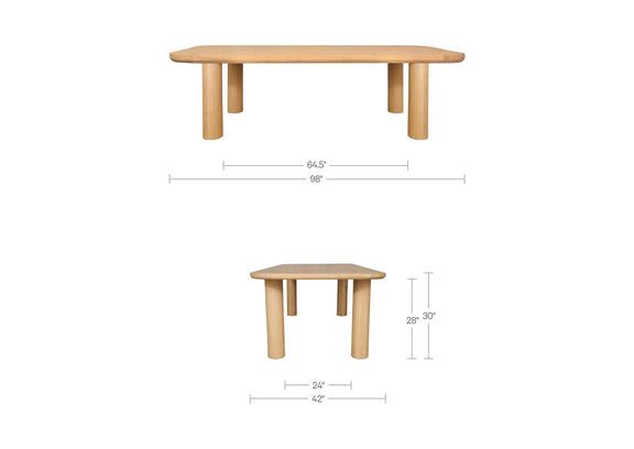 PP-1023-24-0 Anders Dining Table Large Natural