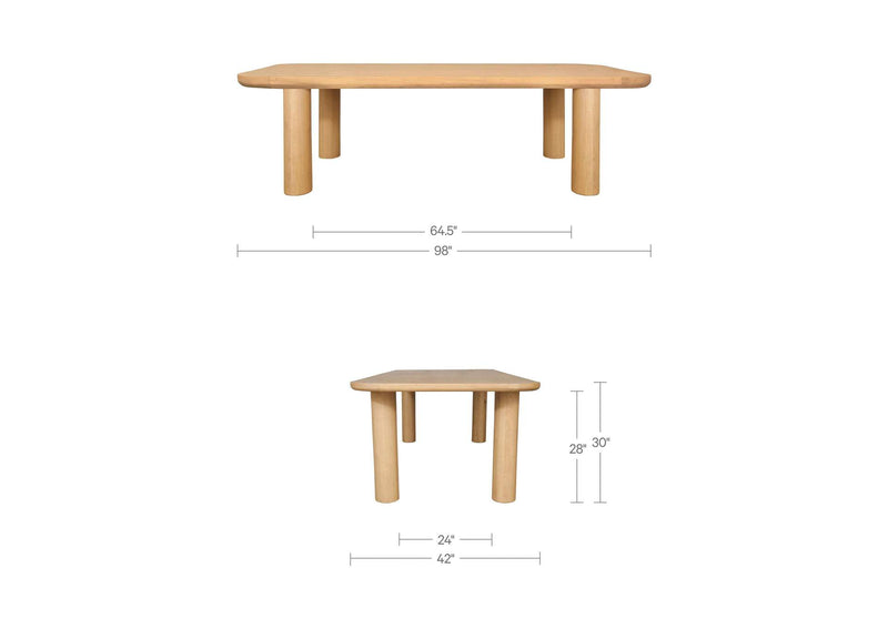 PP-1023-24-0 Anders Dining Table Large Natural