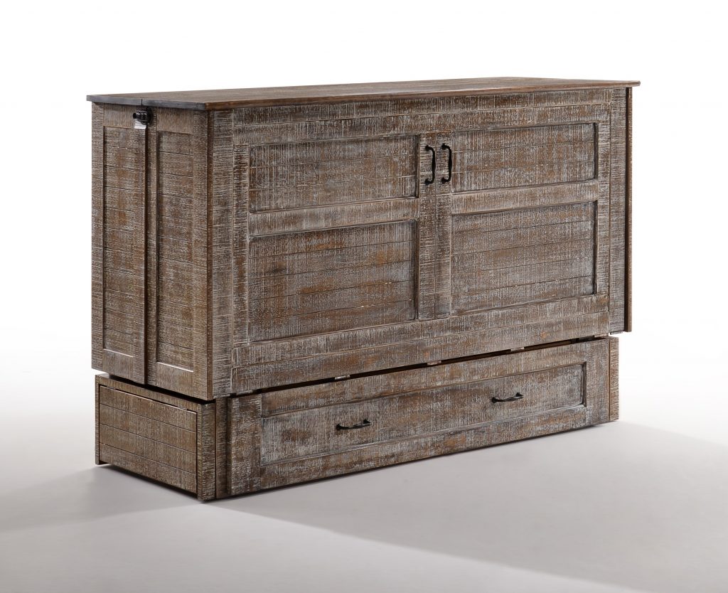 Poppy Murphy Cabinet Bed White Bark finish