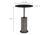 QJ-1018-02-0 Lillith Accent Table Black