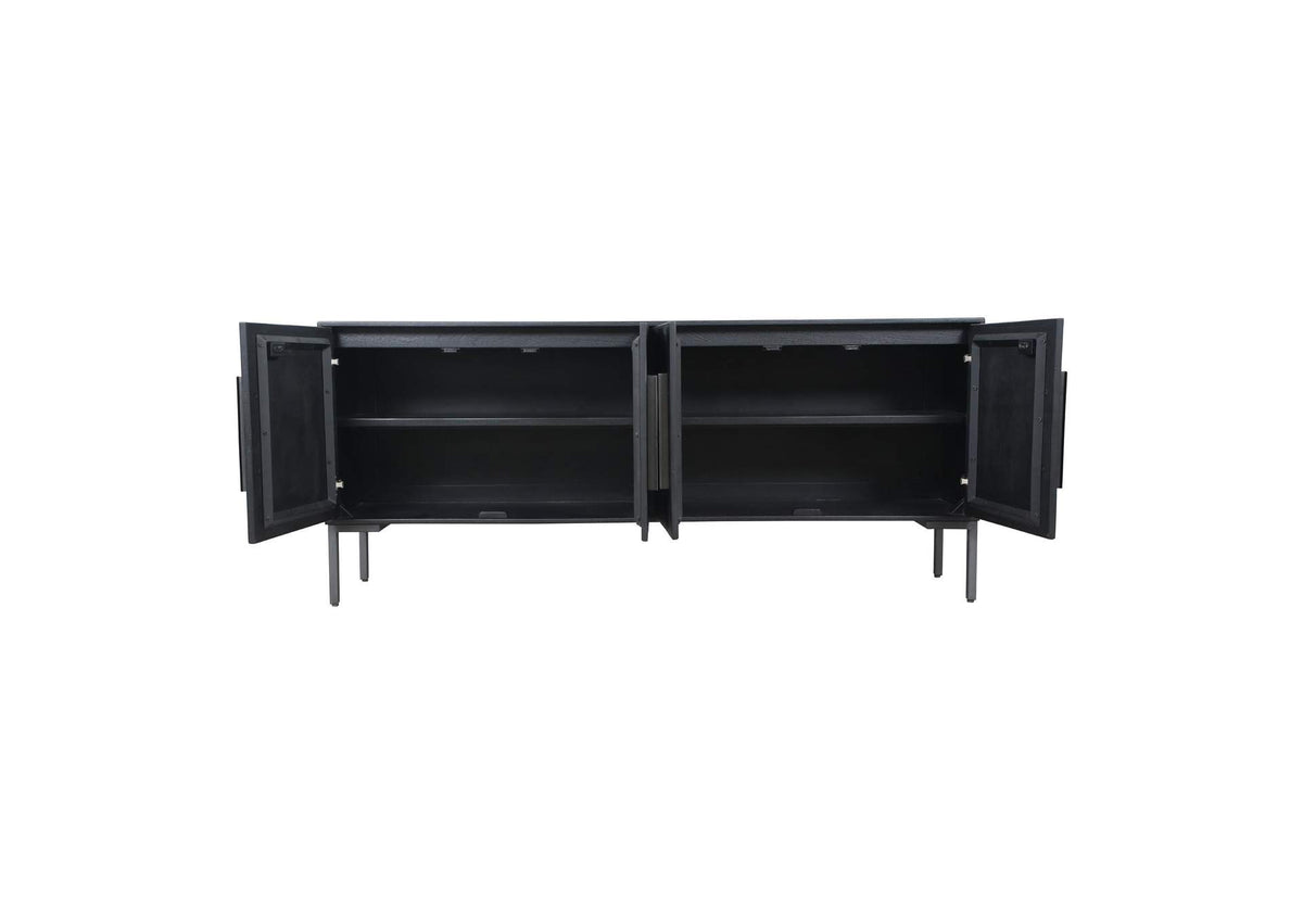 QM-1003-02 Fishbone Sideboard Black