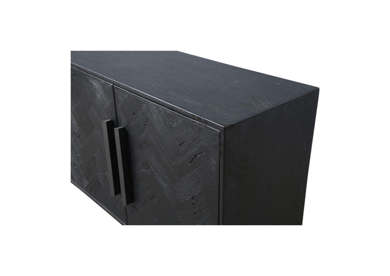 QM-1003-02 Fishbone Sideboard Black