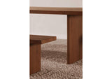 QM-1004-29-0 Koshi Dining Table Sandblasted Amber Oak