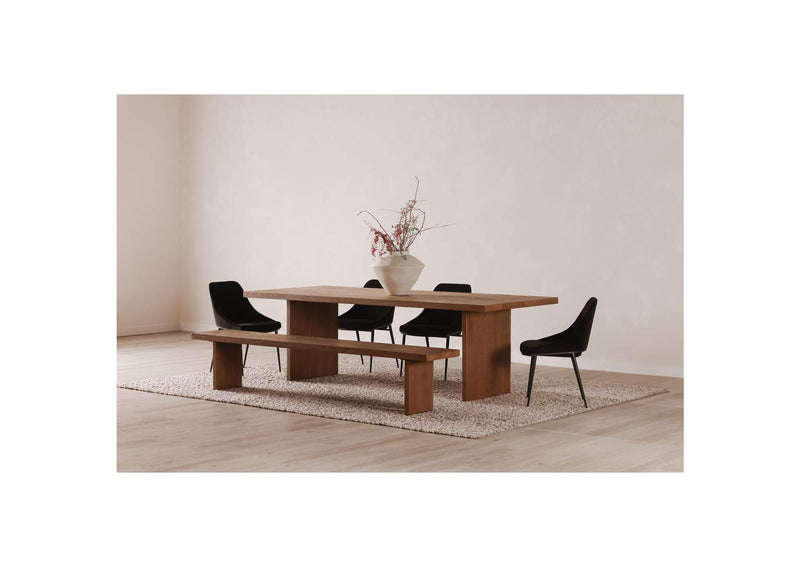 QM-1004-29-0 Koshi Dining Table Sandblasted Amber Oak