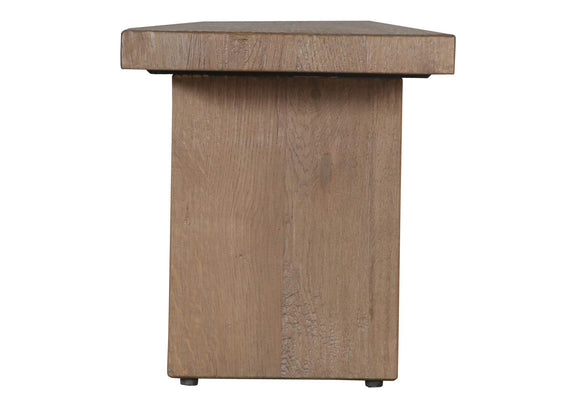QM-1005-29-0 Koshi Bench Sandblasted Amber Oak