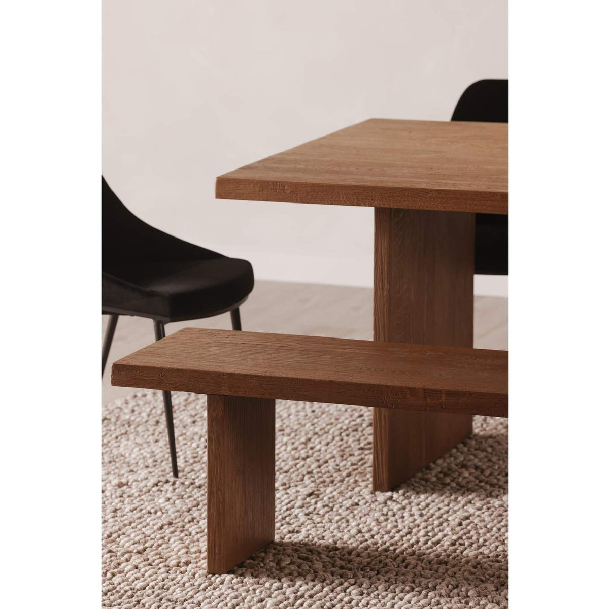 QM-1005-29-0 Koshi Bench Sandblasted Amber Oak