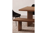 QM-1005-29-0 Koshi Bench Sandblasted Amber Oak