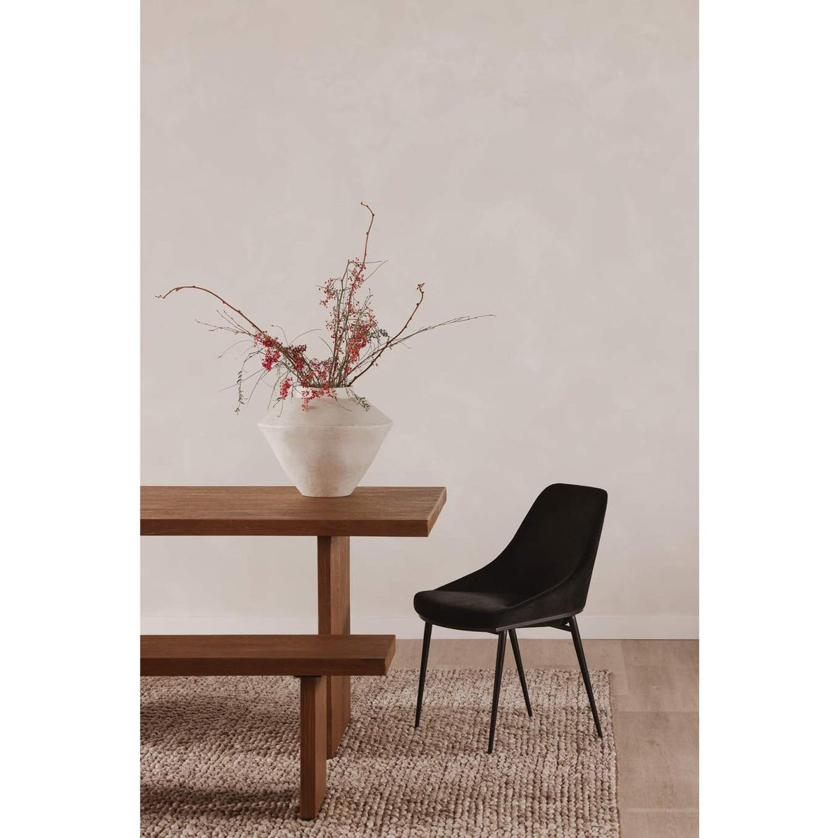 QM-1005-29-0 Koshi Bench Sandblasted Amber Oak