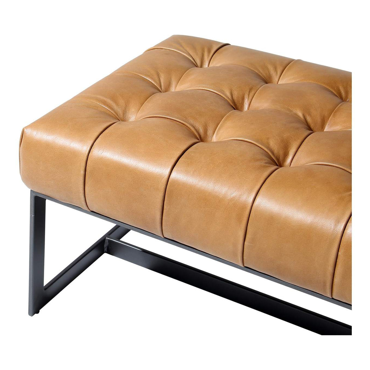 QN-1002-40 Wyatt Leather Bench Tan