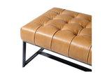 QN-1002-40 Wyatt Leather Bench Tan