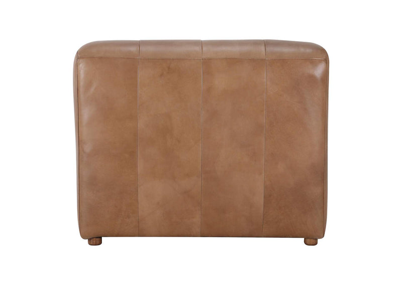 QN-1009-40 Ramsay Leather Slipper Chair Tan