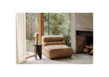 QN-1009-40 Ramsay Leather Slipper Chair Tan