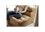 QN-1009-40 Ramsay Leather Slipper Chair Tan
