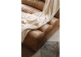 QN-1009-40 Ramsay Leather Slipper Chair Tan