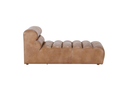 QN-1010-40 Ramsay Leather Chaise Tan