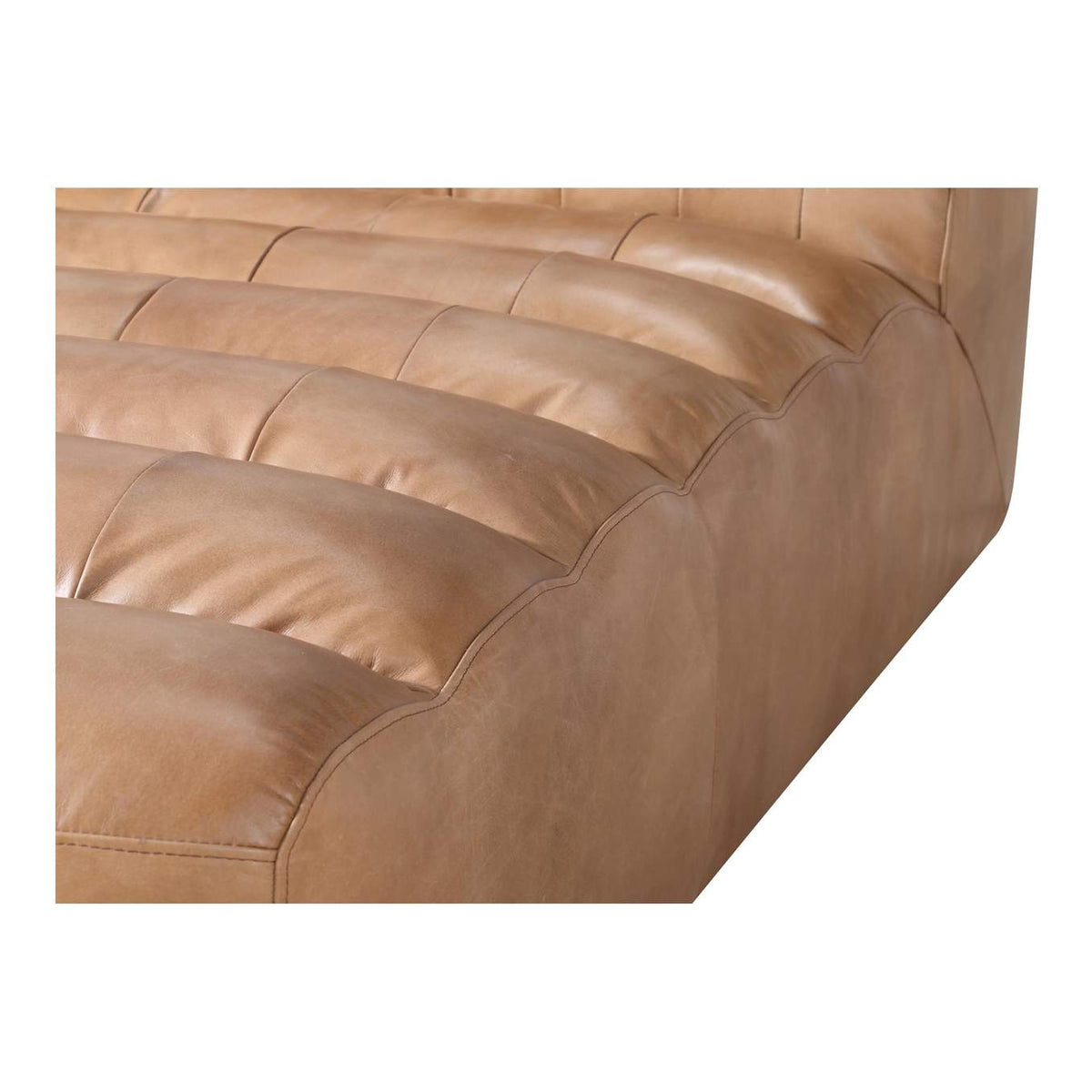QN-1010-40 Ramsay Leather Chaise Tan