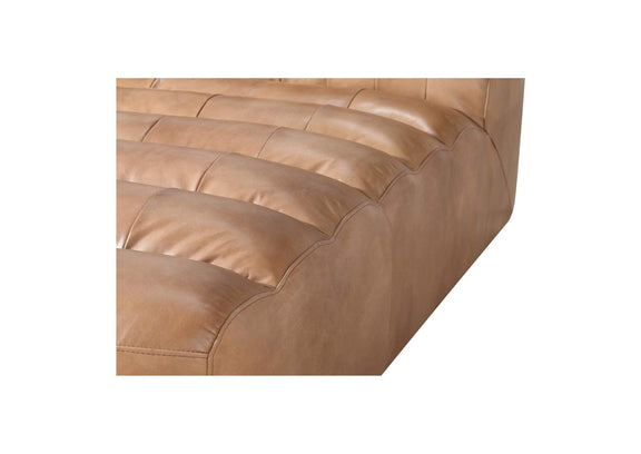 QN-1010-40 Ramsay Leather Chaise Tan