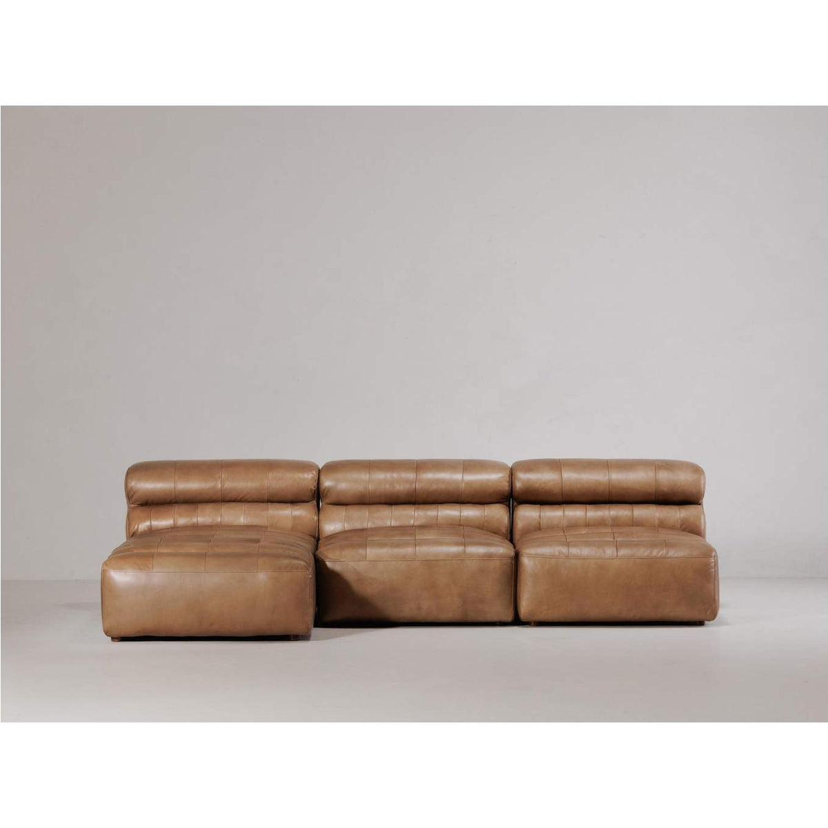 QN-1010-40 Ramsay Leather Chaise Tan