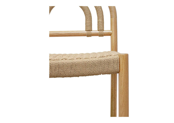 QO-1001-24 Avery Dining Chair Natural – Set Of Two