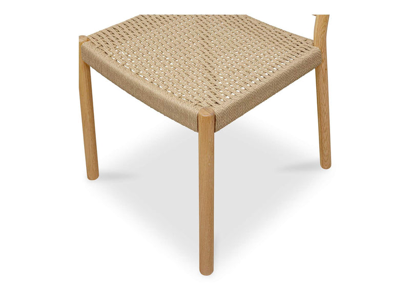 QO-1001-24 Avery Dining Chair Natural – Set Of Two