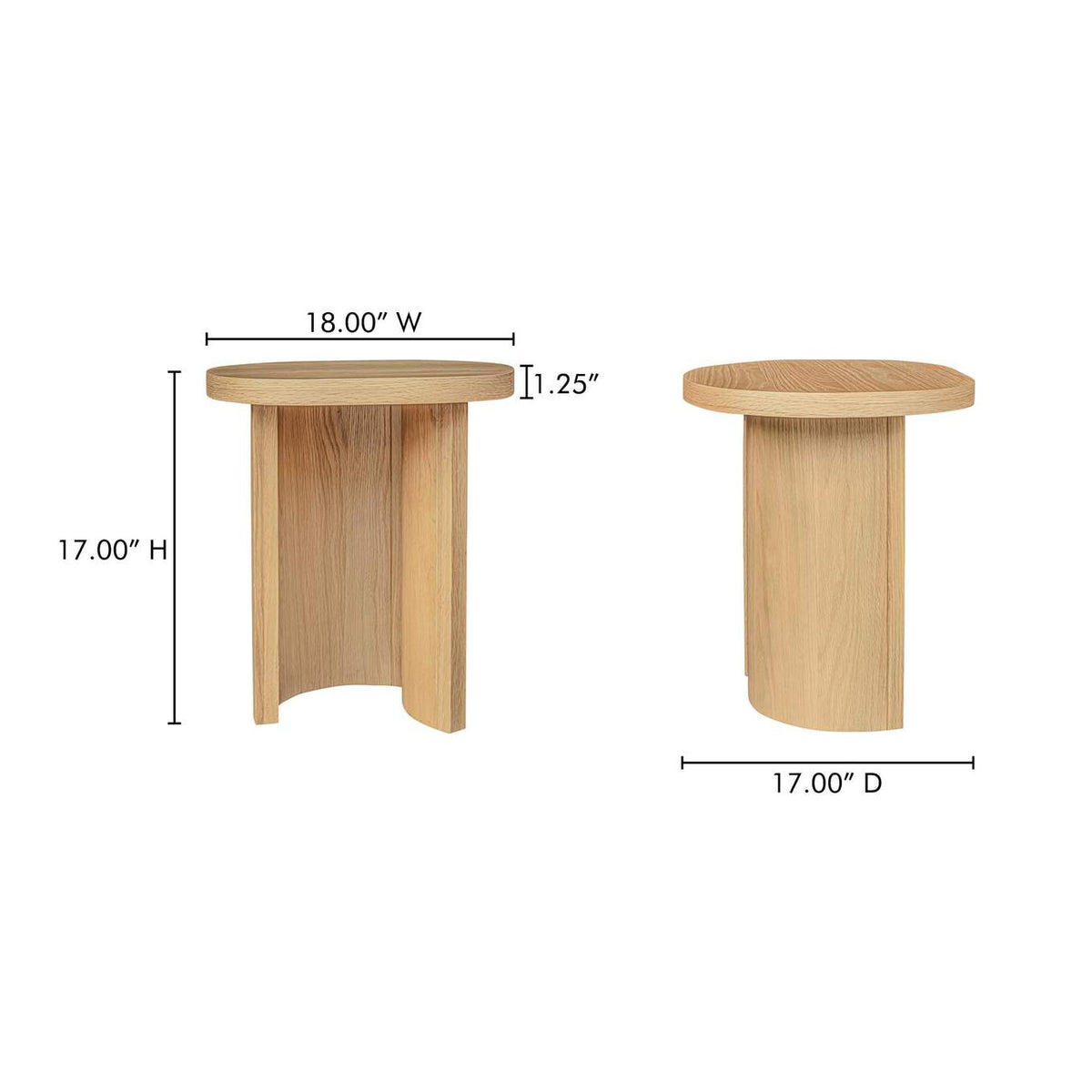 QO-1010-24-0 Louise Accent Table Natural