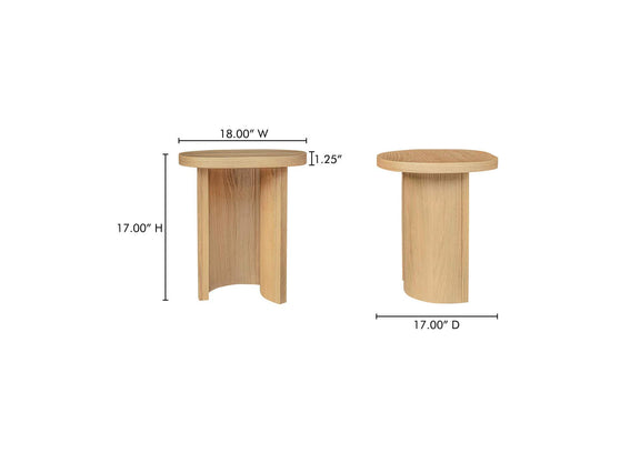 QO-1010-24-0 Louise Accent Table Natural