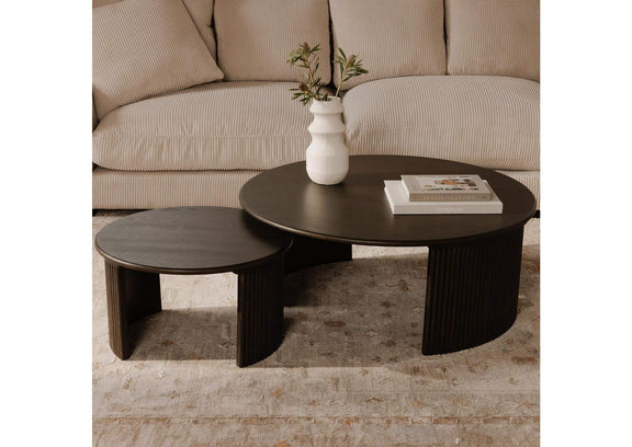 QO-1011-20 Penny Small Coffee Table Dark Brown