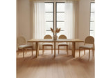 QO-1025-24 Claire Dining Chair Natural - Set of Two