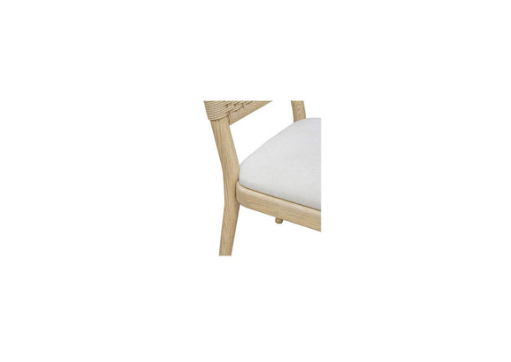 QO-1025-24 Claire Dining Chair Natural - Set of Two