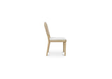 QO-1025-24 Claire Dining Chair Natural - Set of Two