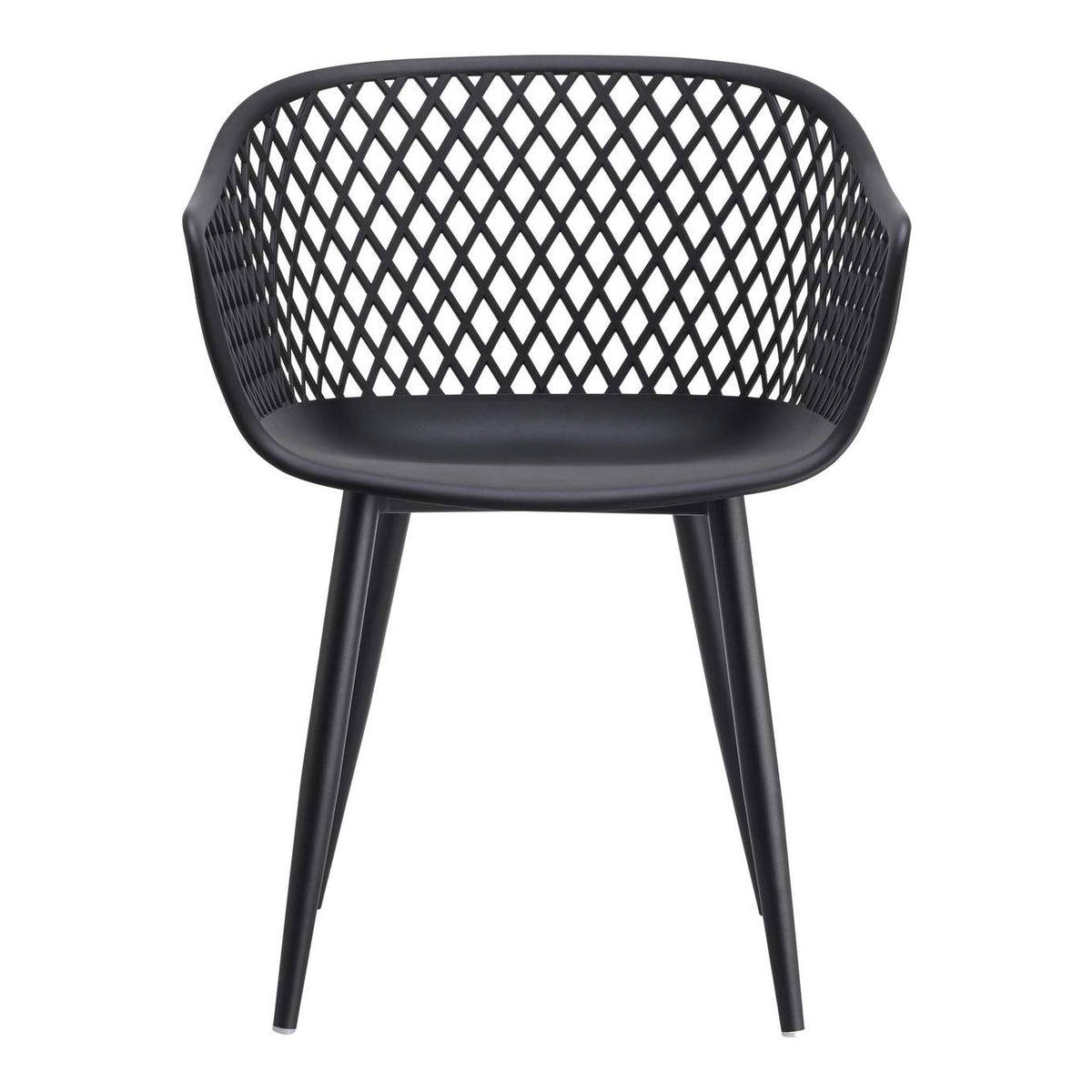 QX-1001-02 Piazza Outdoor Chair Black - Set Of Two