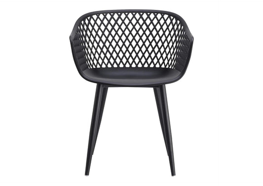 QX-1001-02 Piazza Outdoor Chair Black - Set Of Two