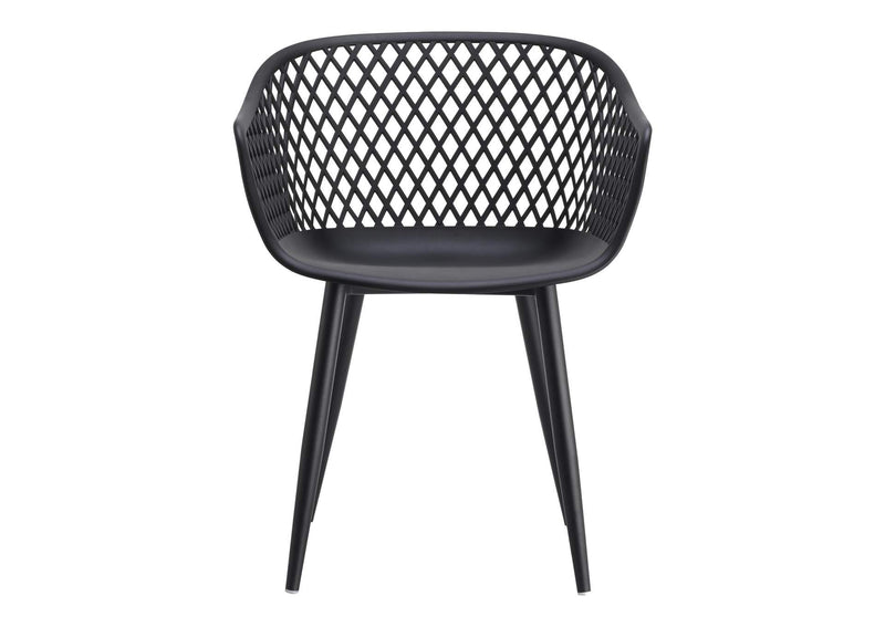 QX-1001-02 Piazza Outdoor Chair Black - Set Of Two