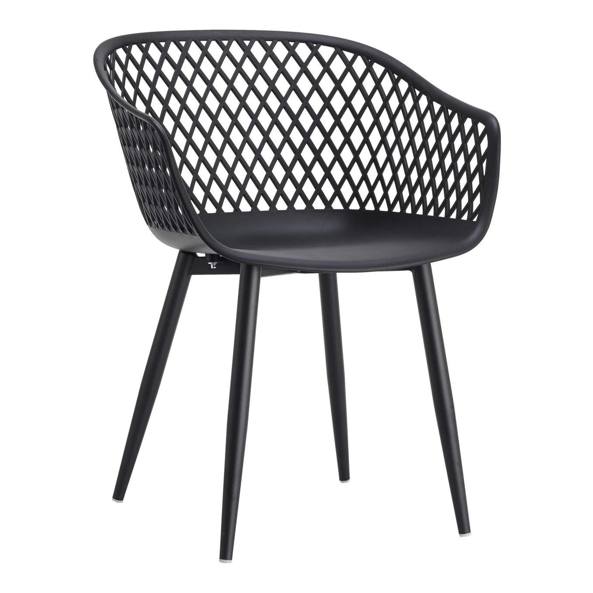 QX-1001-02 Piazza Outdoor Chair Black - Set Of Two