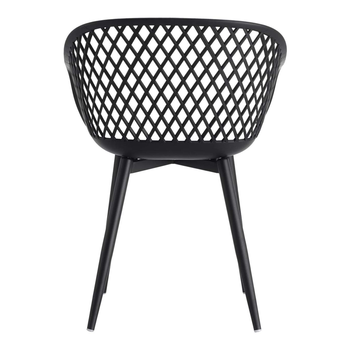 QX-1001-02 Piazza Outdoor Chair Black - Set Of Two