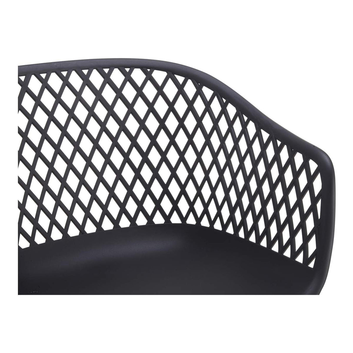QX-1001-02 Piazza Outdoor Chair Black - Set Of Two
