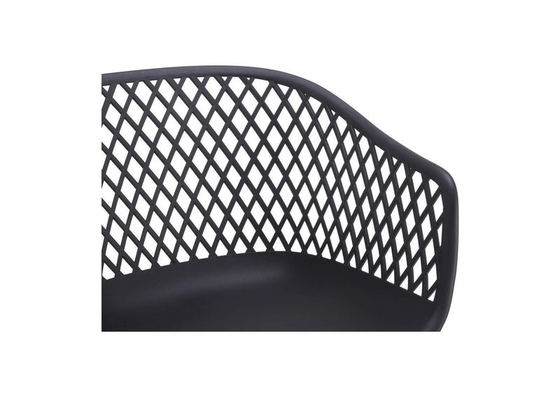 QX-1001-02 Piazza Outdoor Chair Black - Set Of Two